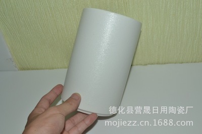 德化县营晟日用陶瓷厂 工厂直销圆形室内陶瓷花盆，家居种植优选